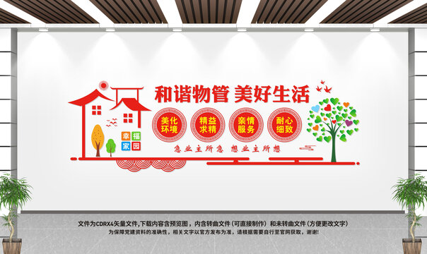 物業(yè)管理文化墻