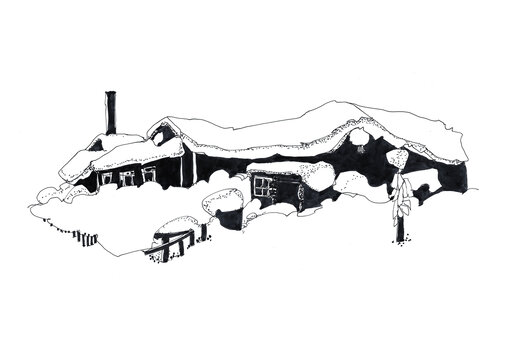 雪鄉(xiāng)手繪