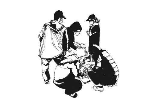 人間百態(tài)之菜市場(chǎng)人物