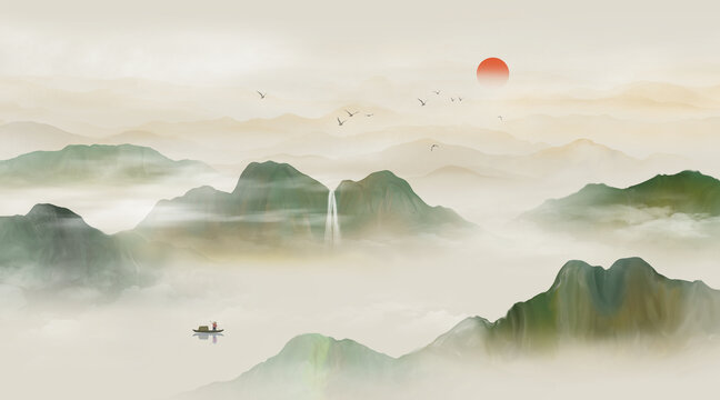 意境山水畫