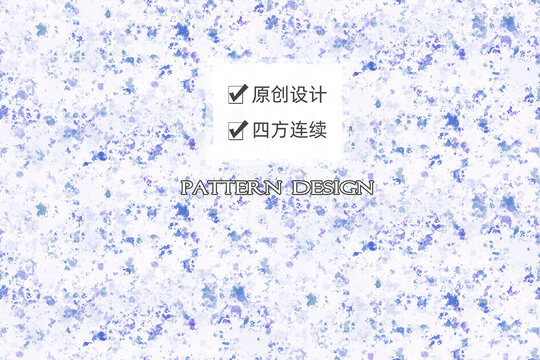 藍(lán)綠色印花