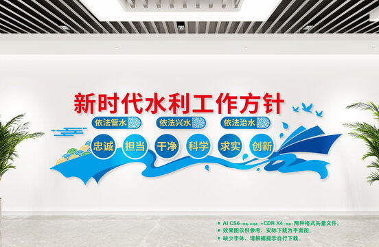 新時代水利工作方針文化墻