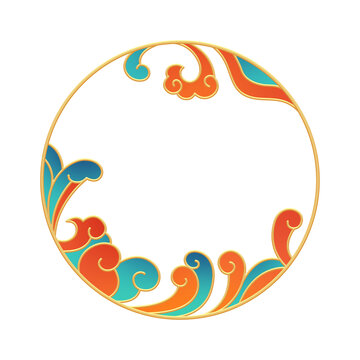 國潮風(fēng)邊框