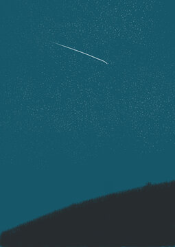 手繪流星