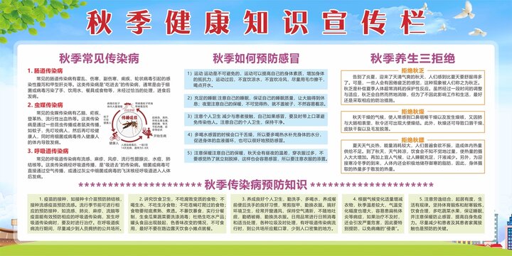 秋季健康知識