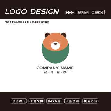 小熊logo標(biāo)志