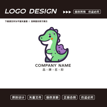 恐龍logo標(biāo)志