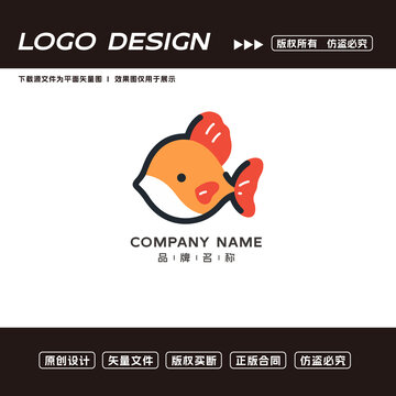 小魚logo標(biāo)志