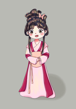 插畫女孩