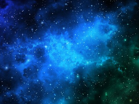 藍(lán)色星空背景