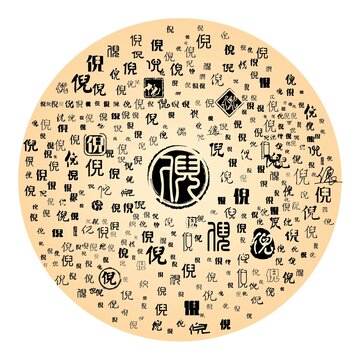 倪字合集