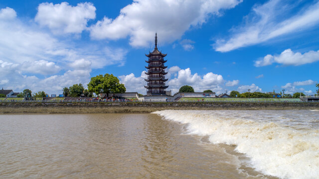 鹽官觀潮