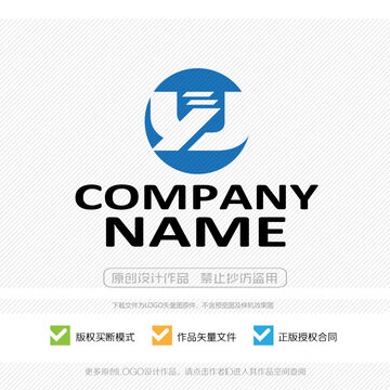 yj字母LOGO標(biāo)志設(shè)計(jì)