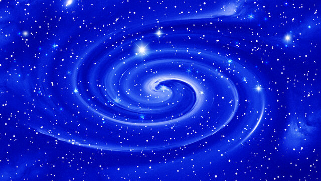 藍(lán)色宇宙星空旋渦吊頂