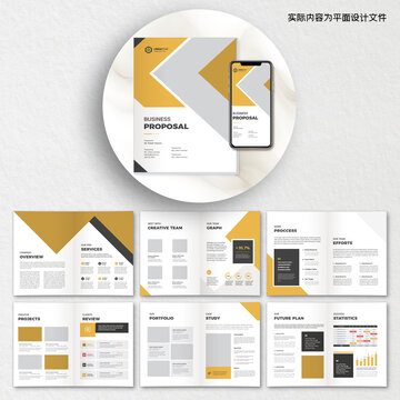 高端畫冊(cè)cdr設(shè)計(jì)模板
