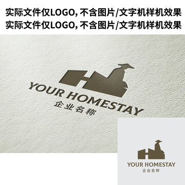 特色民宿logo