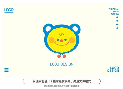 原創(chuàng)卡通小熊logo