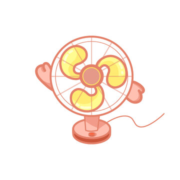 粉色小風扇