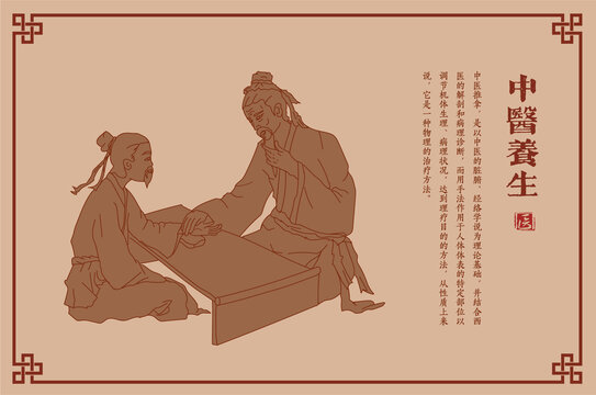 中醫(yī)插畫
