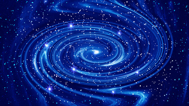 藍色星空背景墻