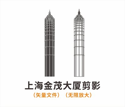 上海金茂大廈剪影