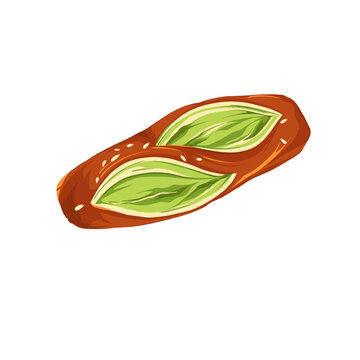 開(kāi)心果堿水面包
