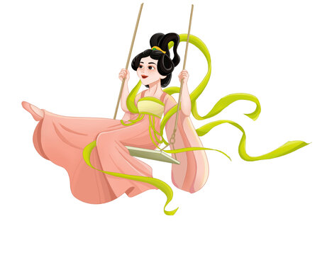 蕩秋千的仙女