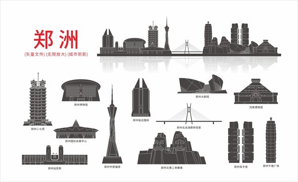 鄭州城市剪影