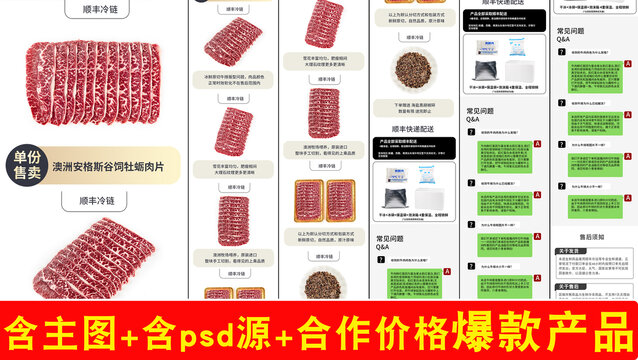 安格斯牛排詳情頁(yè)