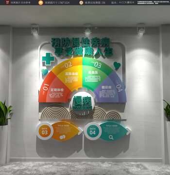 慢性疾病防控文化墻
