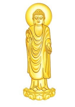 如來佛立像