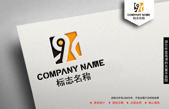 JK字母logo
