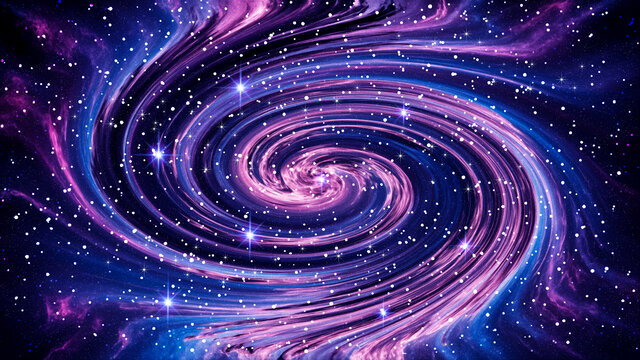 藍(lán)紫星空