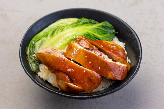 豉油雞腿飯