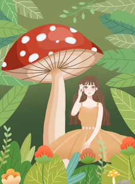 蘑菇少女