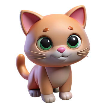 3D卡通小貓