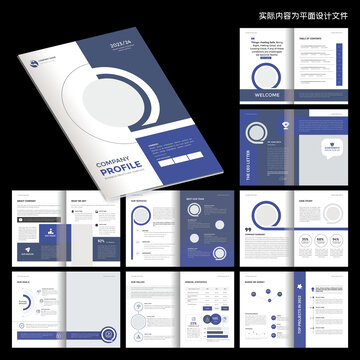 商務(wù)宣傳冊InDesign模板