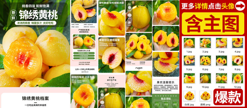 錦繡黃桃詳情