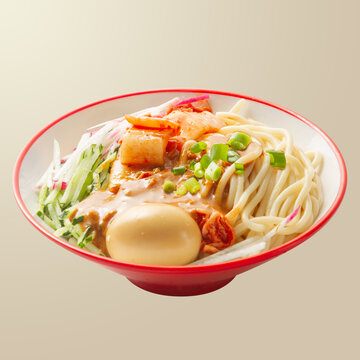麻醬泡菜面加蛋