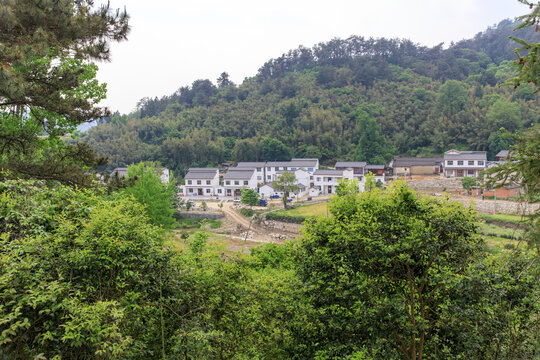 大別山區山村