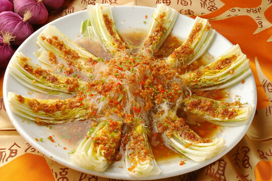 粉蒸娃娃菜