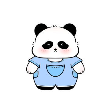 可愛(ài)圓滾滾小熊貓
