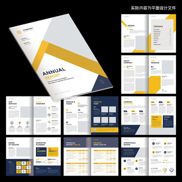 期刊畫冊(cè)InDesign模板