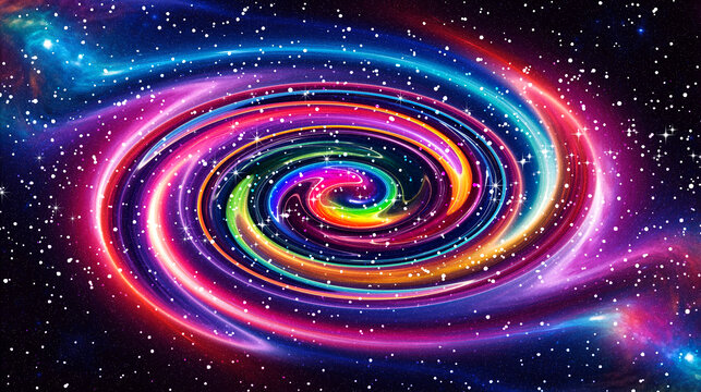 絢麗唯美旋渦星空頂