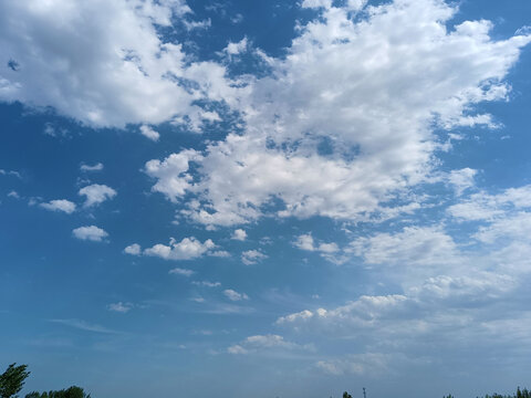 藍天白云