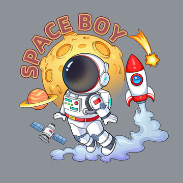 太空男孩宇宙火箭
