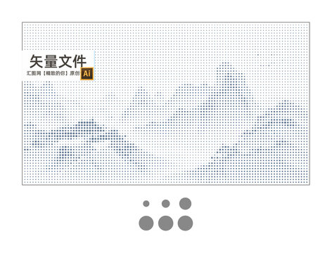 意境水墨山鏤空板
