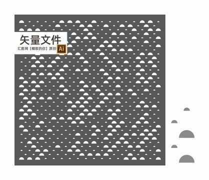 半圓孔藝術(shù)透明變色半遮擋