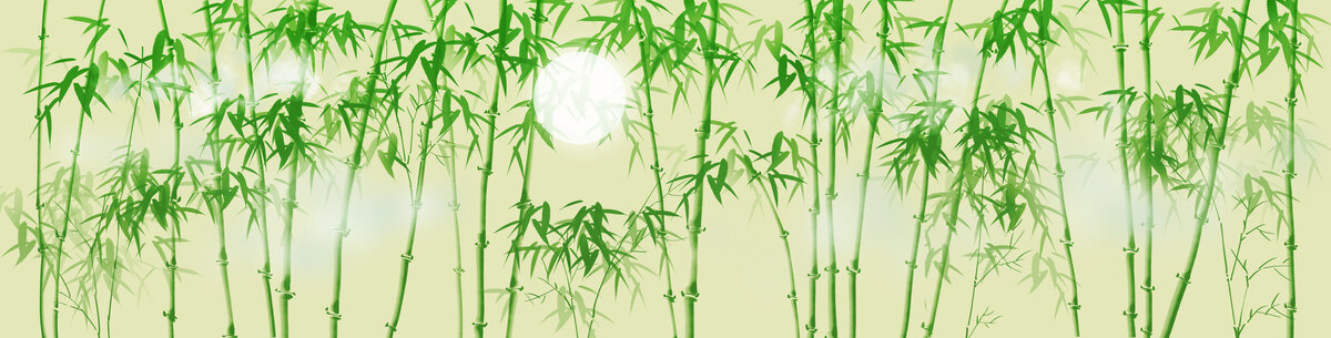 水墨竹子圖