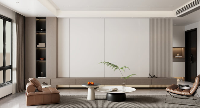 現(xiàn)代電視墻布壁畫背景場景圖